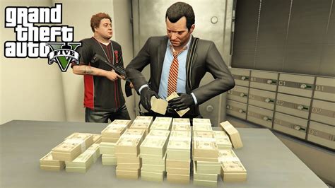 Michael And Jimmy Robs The New Highly Secured Bank In Gta 5 Gta 5