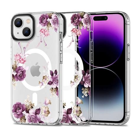 Tech Protect Magmood Spring Floral Hybrid Magsafe Case хибриден