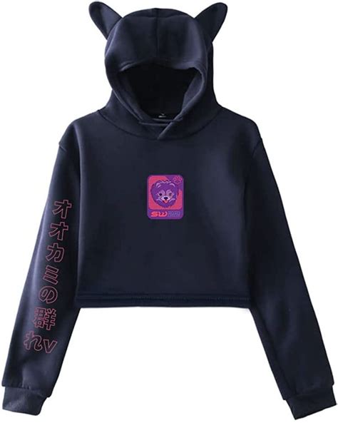 Sssniperwolf Synthwave Merch Cat Ear Hoodie Womens Girls Sweatshirts