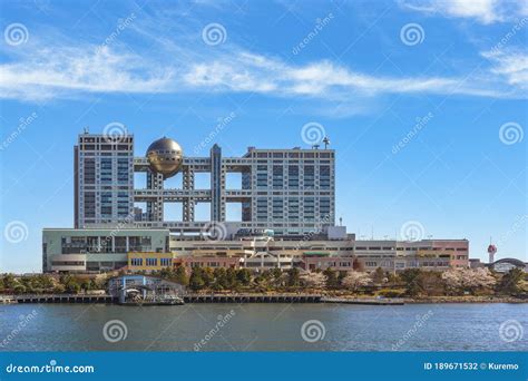 Aqua City Shopping Centers On The Island Of Odaiba With The Building Of