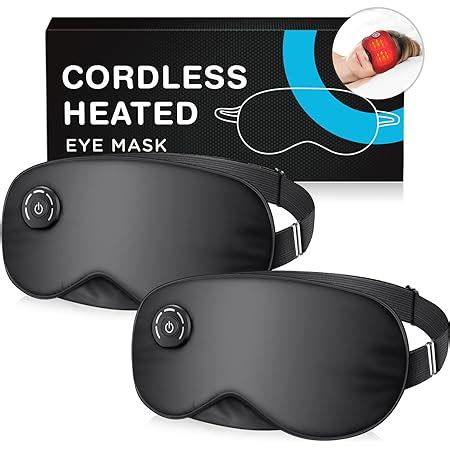 Amazon YELOEN Heated Eye Mask Cordless USB Eyes Heating Pad Mask