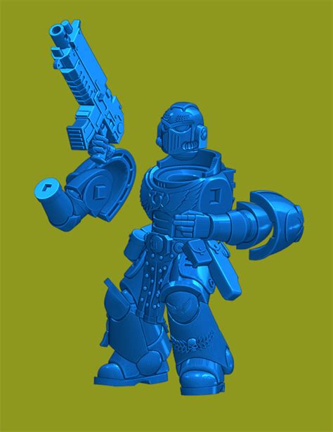 3d File Ultramarines Space Marines 5 🛰 ・3d Printer Model To Download・cults