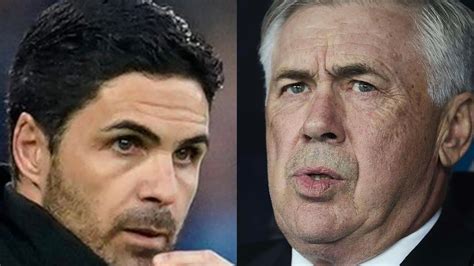 L entraîneur d Arsenal Mikel Arteta toujours confiant Ancelotti