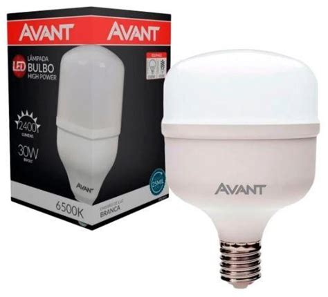 Lâmpada Bulbo High Power Led Avant 30W E27 Bivolt Lâmpada de LED