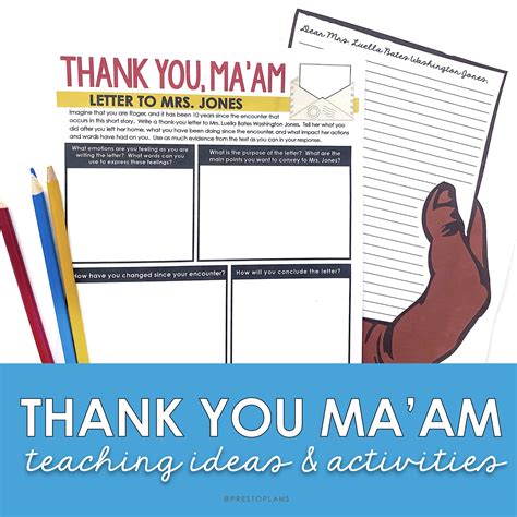 Teaching Thank You Ma Am By Langston Hughes Presto Plans