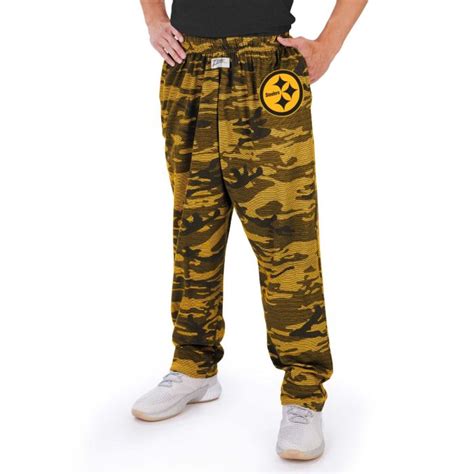 Pittsburgh Steelers Men's Zubaz Camo Lines Pants