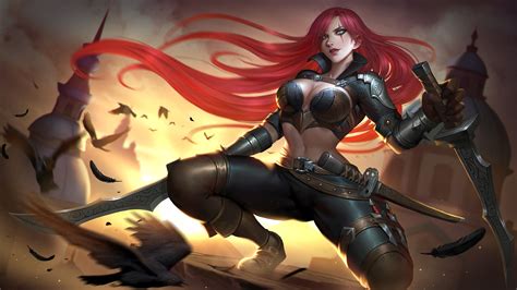 Katarina Lol 4k 5 2 Wallpaper Pc Desktop