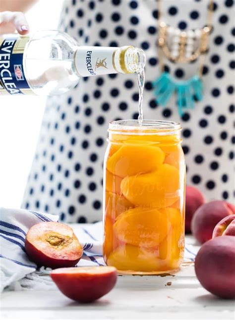 Homemade Peach Tea Vodka Is An Easy And Fun DIY Liqueur Easily Made By