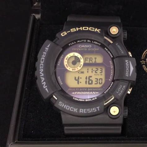 Mens Casio G Shock Frogman Series Watch Mens Black Digital Gw 225a 1j