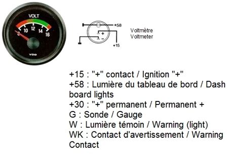 Vdo Volt Gauge Wiring Diagram - Wiring Diagram