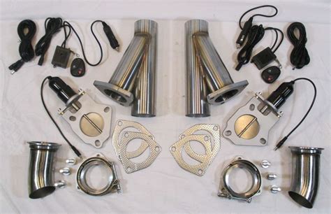 Electric Exhaust 25 Cutout Dual Electric Cutout Kit Universal