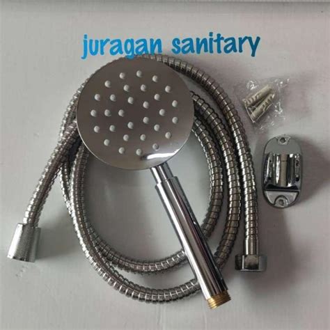 Jual Handshower Shower Mandi Minimalis Full Stainless Bulat Di Seller