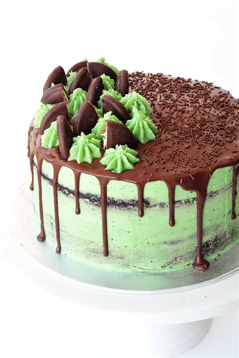 Mint Chocolate Layer Cake Sweetest Menu