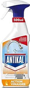 Antikal Spray Anti Calcaire Nettoyant Au Vinaigre 10x 500ml Élimine