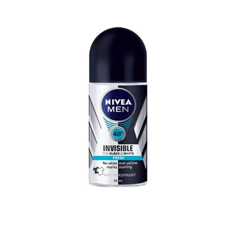 Nivea déodorant anti transpirant homme black white invisible fresh