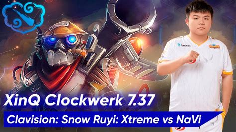 Xinq Clockwerk Support Pos Dota Pro Gameplay Youtube