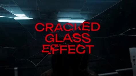 Cracked Glass Effect ~ After Effects Project #281821910