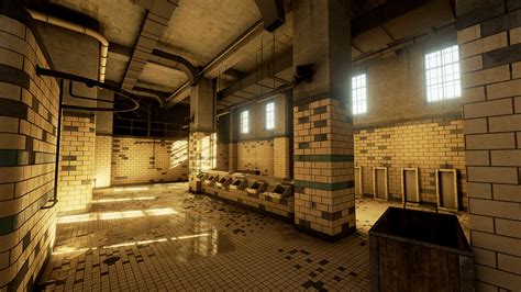 Prison Bathroom by MacKenzie Shirk in Environments - UE4 Marketplace