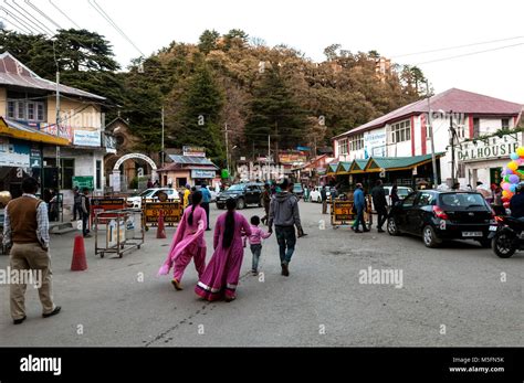 Gandhi Chowk Dalhousie Himachal Pradesh India Asia Stock Photo Alamy