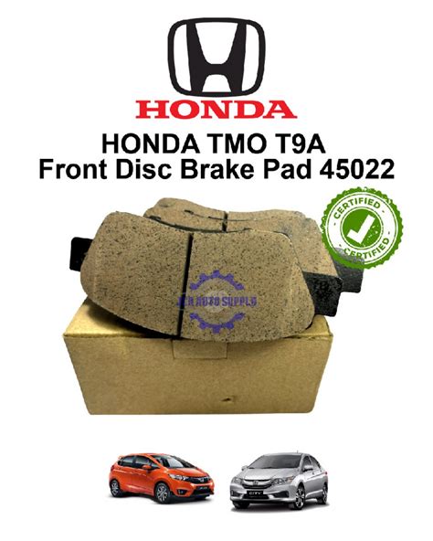 Honda City Tmo T A Jazz Front Disc Brake Pad