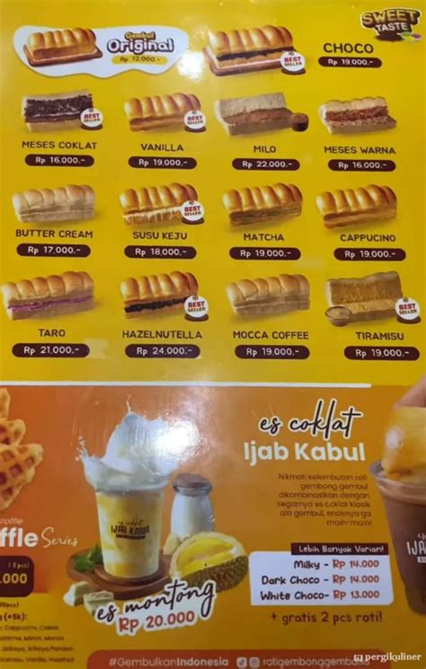 Selalu Diperbarui Menu Roti Gembong Gembul Kota Tangerang Tangerang