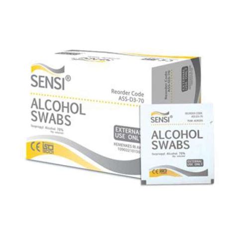 Promo Sensi Alcohol Swab Kapas Alkohol Pcs Diskon Di Seller