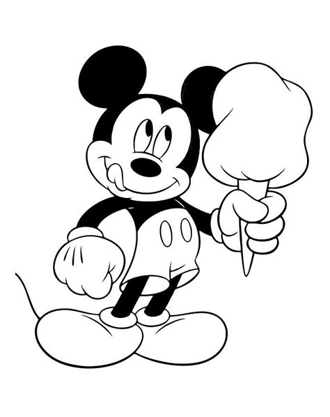 Free Printable Mickey Mouse Coloring Pages For Kids