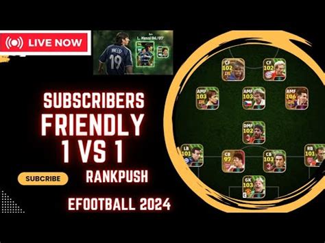 Subscriber Friendly FREE 1 VS 1 CO OP EFootball 2024 EFootball 2024