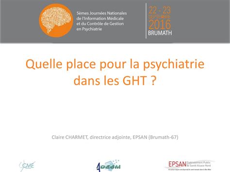 Quelle place pour la psychiatrie dans les GHT ppt télécharger