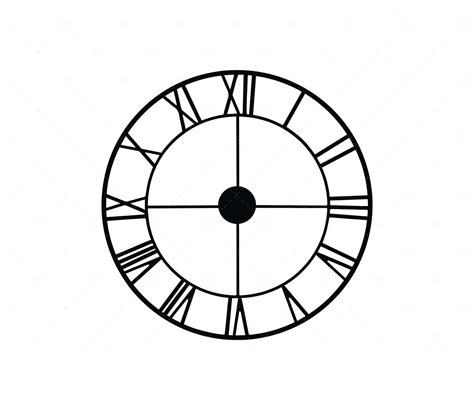 Clock Face Svg File