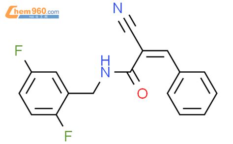 538371 67 4 2 PROPENAMIDE 2 CYANO N 2 5 DIFLUOROPHENYL METHYL 3