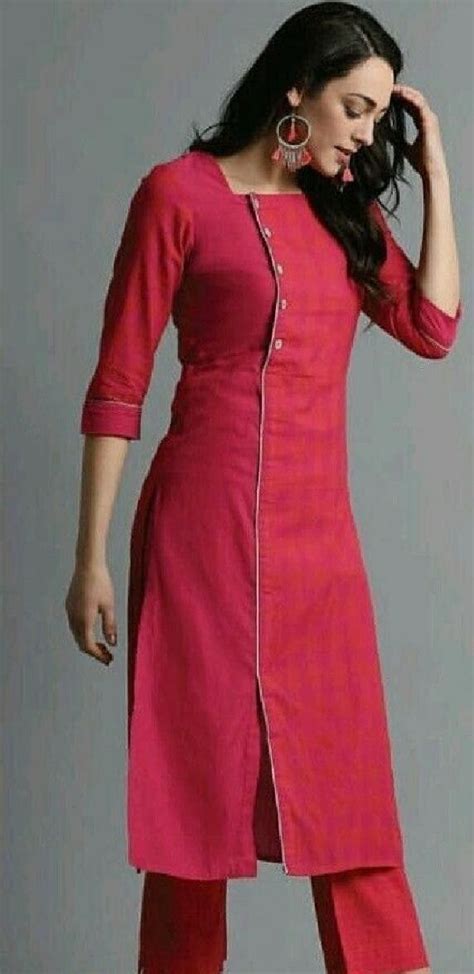 Details More Than 162 Red Kurti Neck Design Super Hot Netgroup Edu Vn