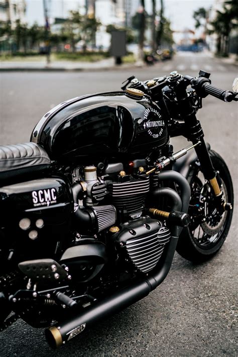 Caferacer Thruxton R Custom By Scmc Cafe Racer Bikes Cafe Racer