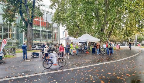 Fertigstellung Radweg wurde mit Radfrühstück eingeweiht Salzburg Stadt