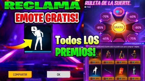 RECLAMA EMOTE GRATIS Cómo conseguir el 90 d descuento Ruleta dela