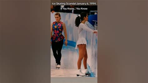 Nancy Kerrigan And Tonya Harding On January 6 1994 Nancy Kerrigan