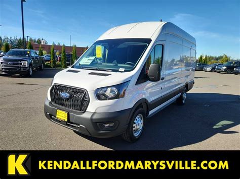 New 2023 Ford Transit Full Size Cargo Van In Marysville I6179 Kendall Ford Of Marysville