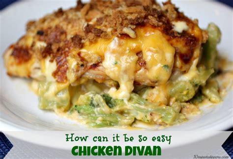 Oh So Easy Chicken Divan Recipe Jen Schmidt