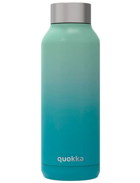 Botella térmica en acero inoxidable Quokka Solid 510ml SEAFOAM