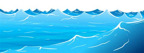 Waves Clipart Wave Hokusai - Sea Water Vector Png - 2048x760 Wallpaper ...