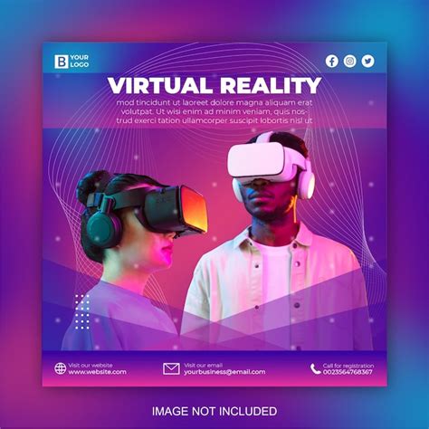 Premium Vector Virtual Reality Social Media Post