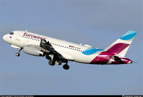 D Agwz Eurowings Airbus A Photo By Patrick Vonsien Pv Aviation