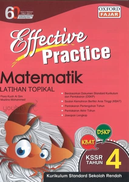 Oxford Fajar Effective Practice Matematik Kssr Tahun 4