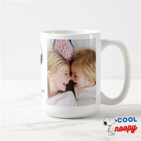 Peanuts Snoopy Best Grandpa Ever Photo Coffee Mug