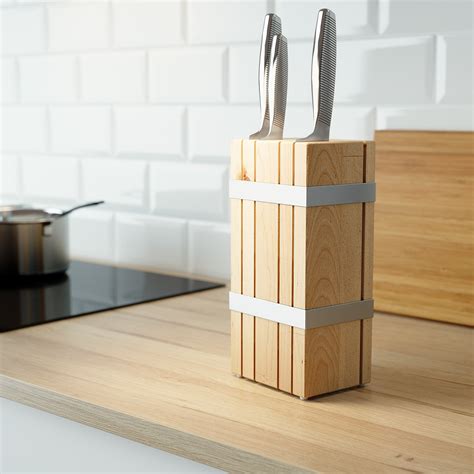 RetrÄtt Knife Block Birch Width 10 Cm Ikea