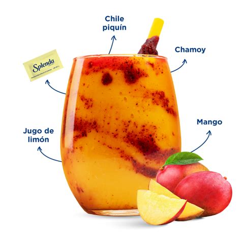 Chamoyada de mango Bebidas refrescantes Splenda México