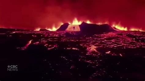 A volcano is erupting in Iceland, and it's pretty stunning to watch | CBC News