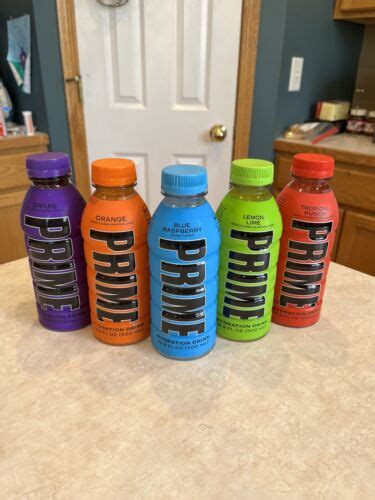 Logan Paul X Ksi Prime Hydration Drink 5 Pack With All Flavors In