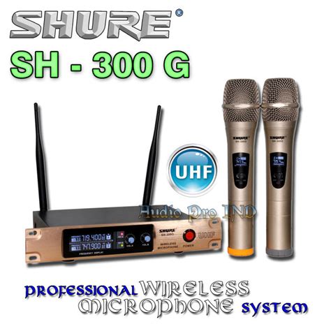 Wireless Mic Shure Sh G Professional Microphone Wireless Uhf Sh