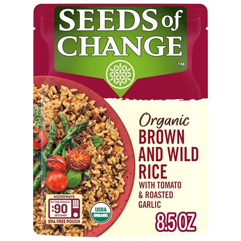 Amazon Seeds Of Change Organic Brown And Wild Rice With Tomato